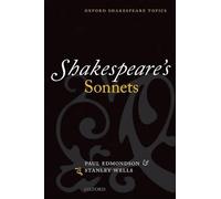 Shakespeare's Sonnets by Paul Edmondson, Stanley Wells - 9780199256112