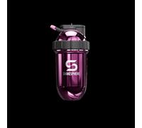 ShakeSphere Protein shaker bottle 24.6 Fl Oz Double Wall Steel Mirrored Pink in Bright Pink ShakeSphere Bright Pink