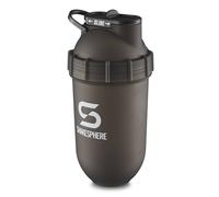 ShakeSphere Shaker bottle 700mls "Tumbler Original" Frosted Black/White Logo in Black | Size: 700ml ShakeSphere Black 700ml