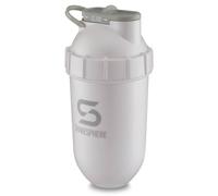 ShakeSphere Shaker bottle 700mls "Tumbler" Original Pearl White/Grey Logo in White | Size: 700ml ShakeSphere White 700ml