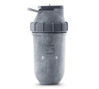 ShakeSphere Stainless Steel Shaker Bottle - 24oz Insulated Protein Shaker Bottle for Hot & Cold Drinks - Ideal for Shakes & Smoothies, Leak-Proof, BPA-Free, No Mixer Ball Needed, Concrete