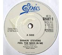 Shakin' Stevens - Feel the need in me (1988) / Vinyl single [Vinyl-Single 7'']