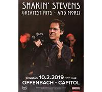 Shakin' Stevens - Greatest Hits, Offenbach 2019 Concert Poster / Premium Poster | Live Concert Event | DIN A1