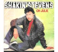 SHAKIN STEVENS - OH JULIE / I`M KNOCKIN`/ SHAKIN STEVENS / Bildhülle 1981 Deutsche Pressung Epic # A 1742 / 7" Vinyl Single Schallplatte