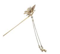 Shaking Butterfly-Nymph Headwear with Pearls Adorns Hair Clip Photo Props Women Hair Ornaments Fairy Pearls
