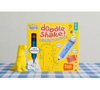 Shaking Doodle Drawing Game Set - Vibrating Pen Challenge with Idea Cards and Sketch Sheets, Perfect for Creative Fun, Parties, and Group Activities -A81