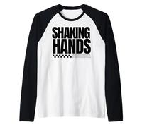 Shaking Hands Paddlecell - Ska Psychobilly Subculture Raglan Baseball Tee