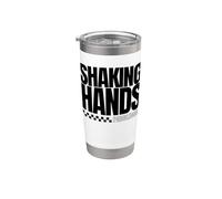 Shaking Hands Paddlecell - Ska Psychobilly Subculture Stainless Steel Insulated Tumbler