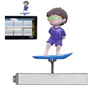 Shaking Head for Car,Cute Little Girl Design Shaking Head Car Ornament | Surfing Boy Sliding Figurine for Navigation Screen Trucks RV Men Women Girlfriend