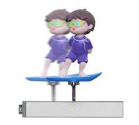 Shaking Head for Car - Shaking Head Car Decoration - Little Girl Design Surfing Boy Cute Ornament for RV Vehicle Navigation Screen Center Console Men Women