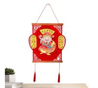 Shaking Head God of Wealth Pendant, 72 cm Acrylic Good Luck Charm, Funny
