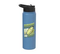Shaking Up The Night Bartender Stainless Steel Insulated Water Bottle