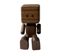 Shaking Wood Man, Leg Shaking Wooden Man Car Ornaments, Little Wooden Figure That Sways, Automotive Interior Decorations Display Ornaments For Road Trip Home Desk Tabletop