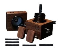 Shaking Wooden Man | Action Figure Shaking Feet Car Ornament,Playful Auto Motion-Activated Funny Wood Desktop Decor for Home Bedroom Air Vent Living Room Offices