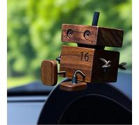 Shaking Wooden Man Figurine, Leg-Shaking Wooden Man Car Ornaments, Funny Vehicle Dashboard Decor, Handmade Car Ornaments Action Figure, Modern Desktop Creative Ornament