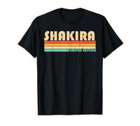 SHAKIRA Name Personalized Retro Vintage 80s 90s Birthday T-Shirt