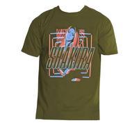 Shakira T Shirt Squares and Logo Official Unisex Green XL