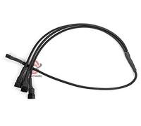 Shakmods 3 pin Fan to 3 ways Y Splitter 60cm Black Sleeved Extension Cable