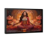 Shakti Art Divine Feminine Art-Gift (2) Canvas Poster Wall Art Decor Print Picture Paintings for Living Room Bedroom Decoration 20" L X 30" W