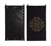 Shakti Premium Acupressure Mat Black Level 2, Sustainable & Durable, Relieves Stress & Tension, Promotes Relaxation & Focus, Ethically Handcrafted Acupuncture Mat in India, Organic Cotton Certified