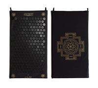 ShaktiMat Acupressure Mat for Relaxation, Massage Muscles, Aid Sleep & Unlock Inner Tension, Similar to Acupuncture, No Needles Required, Organic Cotton Certified (Classic, Level 1 Shakti Black)