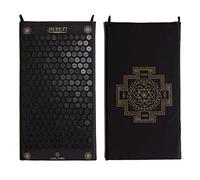 ShaktiMat Acupressure Mat for Relaxation, Massage Muscles, Aid Sleep & Unlock Inner Tension, Similar to Acupuncture, No Needles Required, Organic Cotton Certified (Classic, Level 3 Shakti Black)