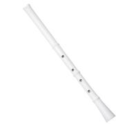 Shakuhachi Japanese Musical Instrument Professional Playing 5-hole Resin Woodwind Instrument Professional Performance To Bamboo Flute (Color : White)