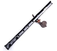 Shakuhachi - Standard 1.8 Shakuhachi Bamboo Flute Pentatonic D/F/G/A/C Root End & Natural Edge-Cut Shakuhachi Mouthpiece Zen Instrument.,Black_A Tube In E