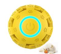 Shaky Ball Toy for Dogs, 2025 New Rechargeable USB Large Pet Bounce, Interactive Dogs Toys Automatic Rolling Ball, Jumping Balls Dog Toy, Big Pet Moving Balls (Yellow)