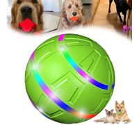 Shaky Ball Toy for Dogs Smart Interactive Dog Toys Vibrating Dog Ball, Rechargeable Automatic Moving Shaking Dog Toy Ball Rolling Dog Ball Toy with Light for Small Medium Large Dogs (Automatic)