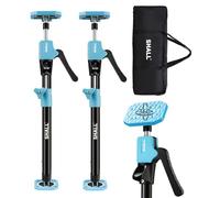SHALL 2 Pcs Adjustable 47-75cm Plasterboard Support Props, Third Hand Tool Support System,70kg Capacity per Prop for Wall/Ceiling/Cabinet Installation, Anti-Slip Rotating Pad