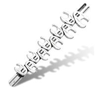 Shall 3/8" Flare Nut Wrench Set, 10-Piece Metric Crowfoot Flare Nut Tool Kit for Nut Removal, 10-19mm, Clip-on Organizer