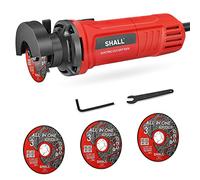 SHALL 3 Inch High-Speed Cut Off Tool, 3.5 Amp Metal Cutter Tool with 3Pcs Multifunctional Cutoff Wheels, 24000RPM Electricl Metal Cutting Tools for Steel, INOX, PVC, Aluminum