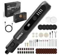 SHALL Cordless Rotary Tool 3.7V, 20000RPM 5 Speeds USB Rechargeable Grinder Kit with 70 Accessories and LED Light, Multi Purpose for Sanding, Polishing, Drilling,Grinding, Engraving, Cutting, DIY