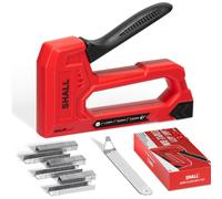 SHALL Light Duty Staple Gun for Wood - Red Upholst