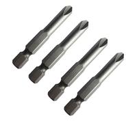 Shallho 4-Piece Tri Wings Screwdriver Bit Set Y0 (3 mm) Y1 (4 mm) Y2 (5 mm) Y3 (6 mm) Multifunctional Magnetic Y Type Tips Screwdriver Bits