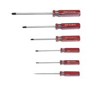 Shallho 6-piece trimming screwdriver set, magnetic trimming tip screwdriver set, three point tip screwdriver with plastic handle including Y1.5 mm, Y2 mm, Y3 mm, Y4 mm, Y5 mm, Y6 mm for your