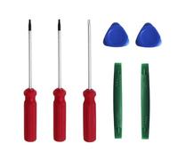 Shallho T6 T8H T10H Torx Screwdriver Set with 2 Nylon Spudgers, 75 mm Screwdriver Repair Tool Set for PS3, PS4, PS5, Xbox One, Xbox 360 Controller and Console