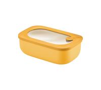 Guzzini - Kitchen Active Design, STORE&MORE BIO, Rectangular Airtight Fridge/Freezer/Microwave Containers - Mango Yellow, 20 x12 x h7cm | 900 ml - 171001236