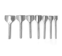 Shallow Round Punch DIY Leather Punch Punch Shallow Semicircle Punch 1/4 Round Corner Cut (15-45mm 7pcs), Leather Tools