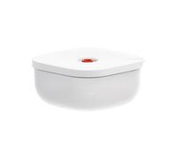 Guzzini - Save IT Shallow Vacuum Container (L) - White, 19,7x19,7xh9,7 cm - 1900 cc