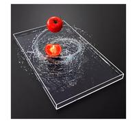 Shallow Water Tank, Transparent Acrylic Floating Photography Props Shooting Tray, Height 6/10cm/2.4/3.9 Inch Display Cabinet(23.6x23.6x2.4in)
