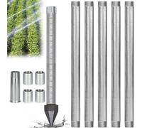 Shallow Well Drilling Kit, 1-1/4 Inch Stainless Steel Sand Point, 36 Inch Heavy Duty System with Galvanized Pipes & Couplings for Groundwater Access