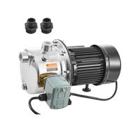 Shallow Well Jet Pump 115Volt Cast Iron/Stainless Steel Irrigation Water Pump for Agricultural Garden Irrigation System(18.5GPM 1HP-Steel)