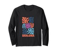 Shaloha Shalom Aloha Hawaii Jewish Hawaiian Shabbat Shalom Long Sleeve T-Shirt