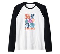 Shaloha Shalom Aloha Hawaii Jewish Hawaiian Shabbat Shalom Raglan Baseball Tee