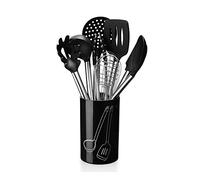 SHALOLY 9 in 1 Silicone Handle Cookware Silica Gel Utensils Kitchenware Non Stick Pan Shovel Spoon Spatula Kitchen Cooking Tool Set