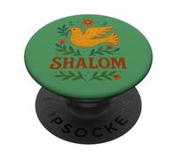 Shalom Dove Peace Jewish Holidays Hashanah Passover PopSockets Adhesive PopGrip