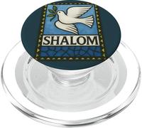 Shalom Dove Peace Jewish Holidays Hashanah Passover PopSockets PopGrip for MagSafe