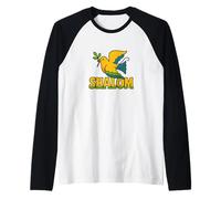 Shalom Dove Peace Jewish Holidays Hashanah Passover Raglan Baseball Tee